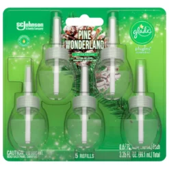 Glade Air Fresheners 5-Pack Pine Wonderland Plug Air Freshener