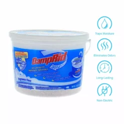 DampRid Moisture Absorbers 64-oz Unscented Bucket Moisture Absorber -Cleaning Supplies Sales Shop 15930505