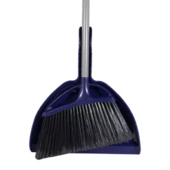 MOXIE Brooms 12-in Plastic Angle with Dustpan Upright Broom -Cleaning Supplies Sales Shop 16012809
