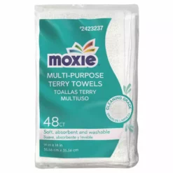 MOXIE Cleaning Cloths Cleaning 48-Pack Terry Towel