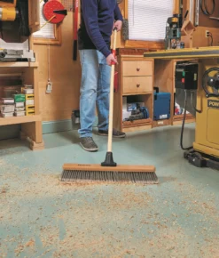 CRAFTSMAN Brooms 24-in Poly Fiber Shop/Garage Push Broom -Cleaning Supplies Sales Shop 16415475