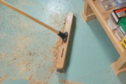 CRAFTSMAN Brooms 24-in Poly Fiber Shop/Garage Push Broom -Cleaning Supplies Sales Shop 16415478