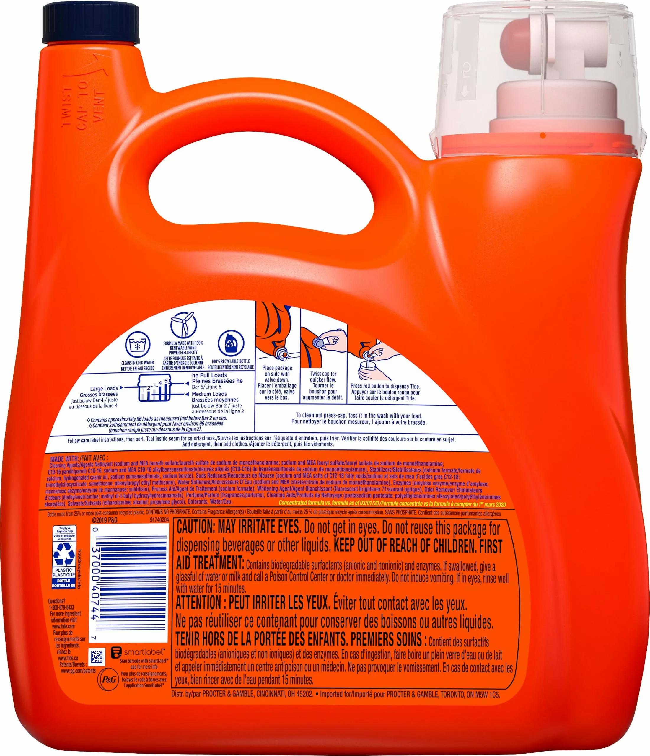 Tide 138-fl oz Clean Breeze HE Laundry Detergent 4 Tide 138-fl oz Clean Breeze HE Laundry Detergent - Image 2