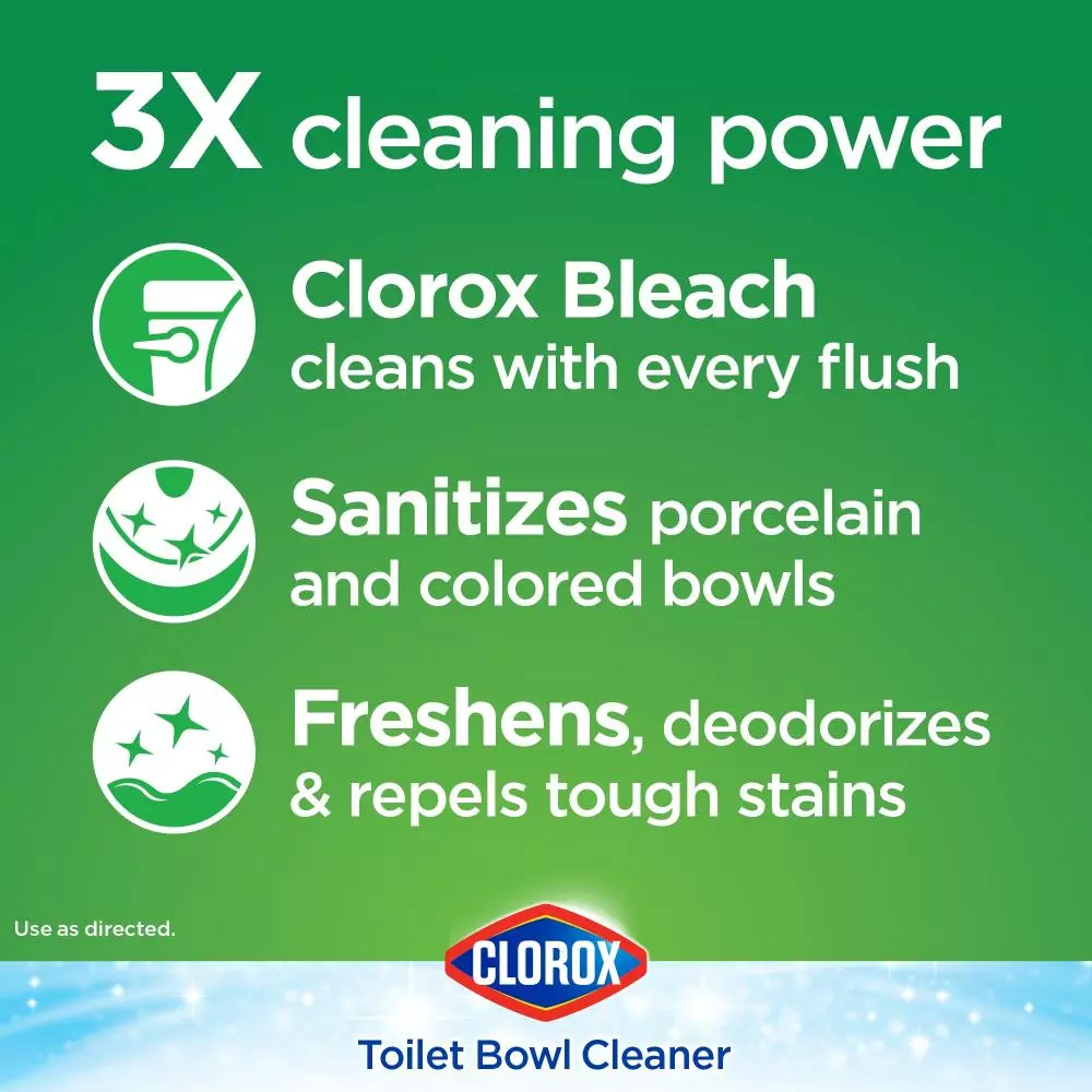 Clorox Toilet Bowl Cleaners 4-Count Toilet Bowl Cleaner 9 Clorox Toilet Bowl Cleaners 4-Count Toilet Bowl Cleaner - Image 7