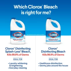Clorox Splash-Less Liquid Bleach, Regular 77-oz Bottle -Cleaning Supplies Sales Shop 17873166