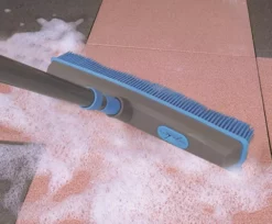 MOXIE Brooms 13-in Plastic 2-in-1 Squeegee Push Broom