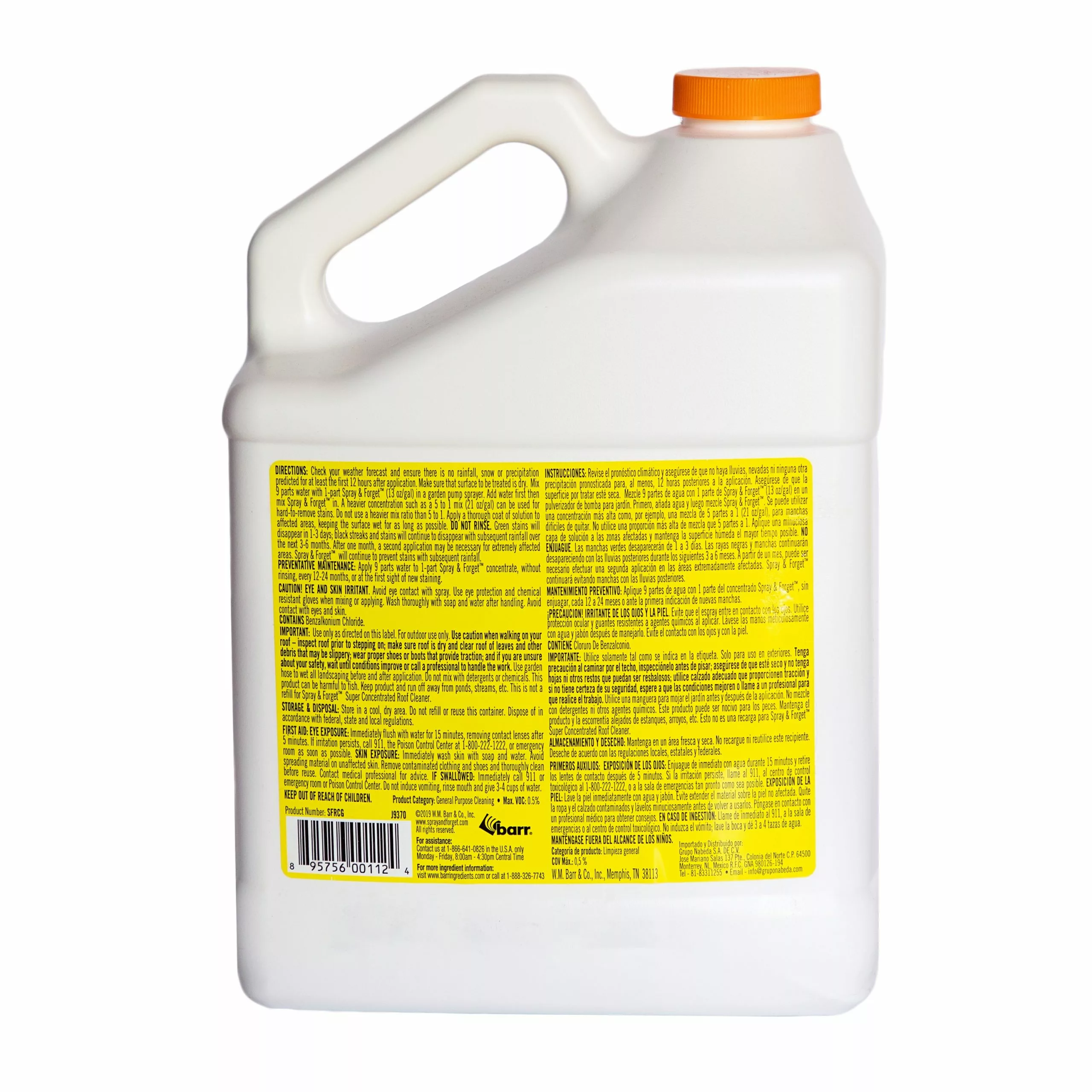 Spray & Forget Outdoor Cleaners 1-Gallon Roof Concentrated Outdoor Cleaner 5 Spray & Forget Outdoor Cleaners 1-Gallon Roof Concentrated Outdoor Cleaner - Image 3