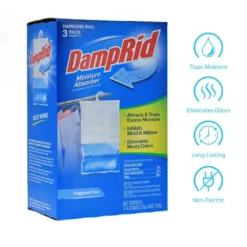 DampRid Moisture Absorbers DampRid Moisture Absorber FF 3-14 Oz Bags -Cleaning Supplies Sales Shop 40822397