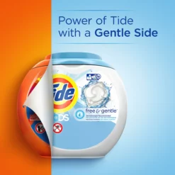 Tide Pods Free and Gentle 96-Count HE Laundry Detergent 12 Tide Pods Free and Gentle 96-Count HE Laundry Detergent -Cleaning Supplies Sales Shop 40880461
