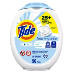 Tide Pods Free and Gentle 96-Count HE Laundry Detergent