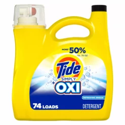 Tide Simply plus Oxi 115-fl oz Refreshing Breeze HE Laundry Detergent