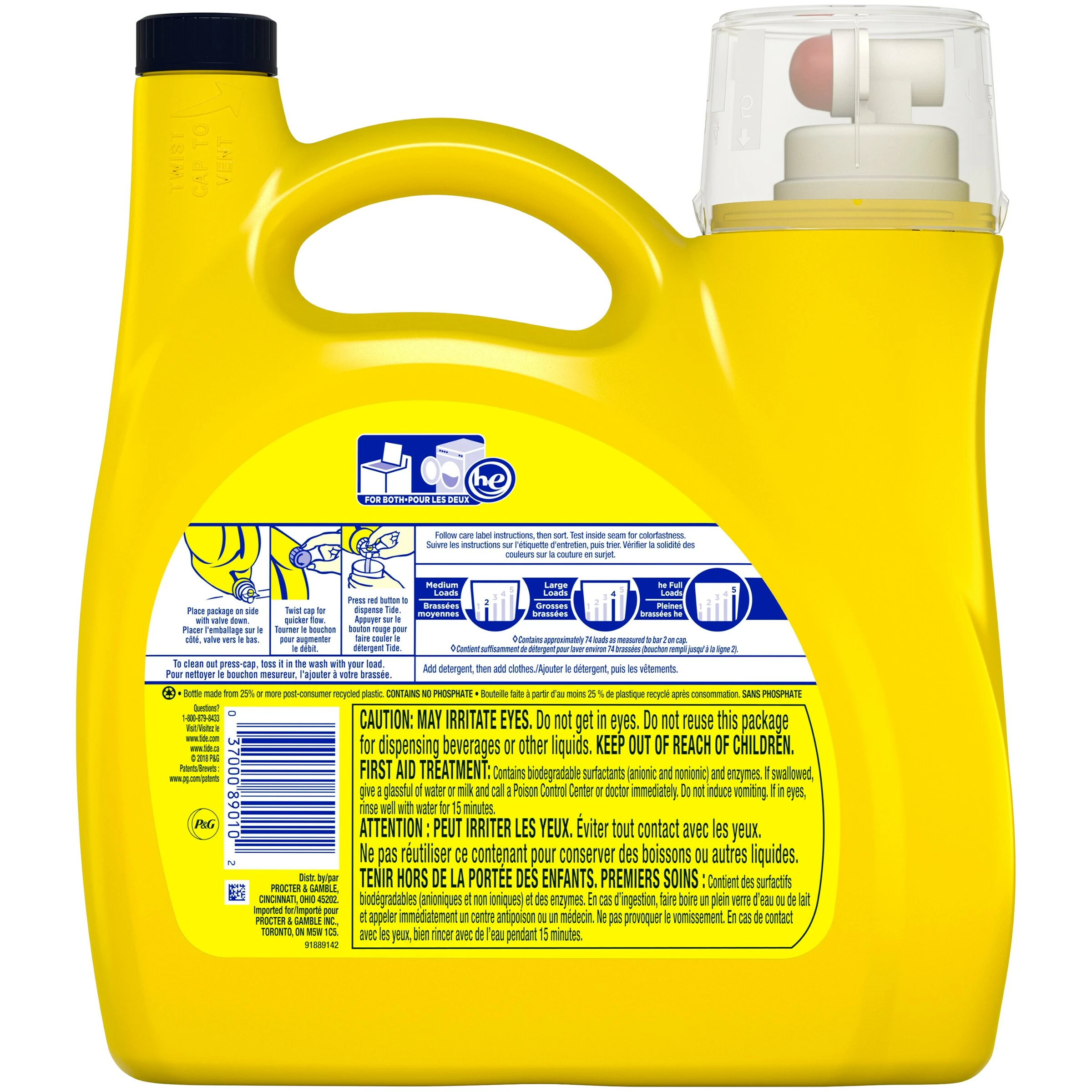 Tide Simply plus Oxi 115-fl oz Refreshing Breeze HE Laundry Detergent 3 Tide Simply plus Oxi 115-fl oz Refreshing Breeze HE Laundry Detergent - Image 2