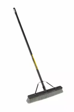 Rubbermaid Commercial Products Brooms 24-in Poly Fiber Shop/Garage Push Broom -Cleaning Supplies Sales Shop 42136621