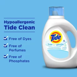 Tide Free and gentle 92-fl oz HE Laundry Detergent 11 Tide Free and gentle 92-fl oz HE Laundry Detergent -Cleaning Supplies Sales Shop 42190657