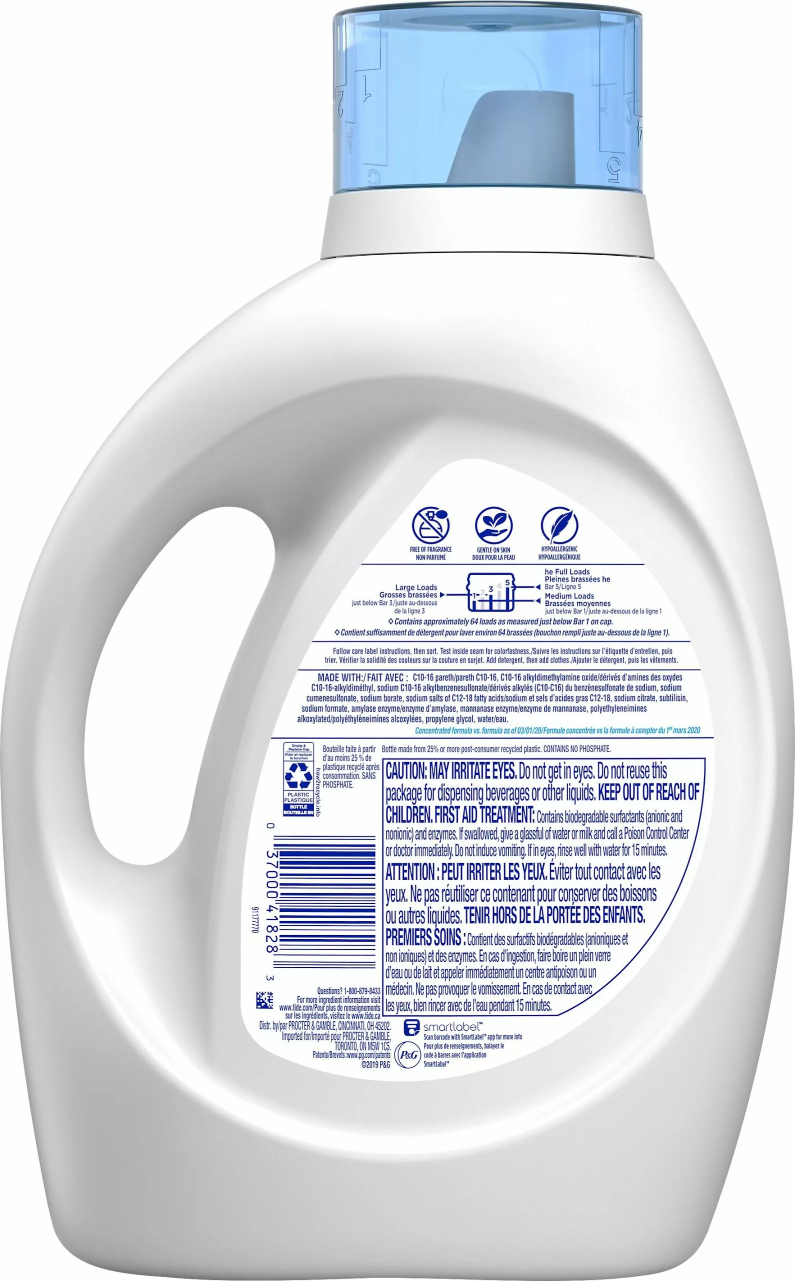 Tide Free and gentle 92-fl oz HE Laundry Detergent 4 Tide Free and gentle 92-fl oz HE Laundry Detergent - Image 2