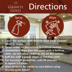 Granite Gold Countertop Cleaners & Sealers Sealers 24-oz Granite Sealer -Cleaning Supplies Sales Shop 42211777
