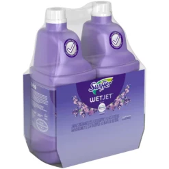 Swiffer Floor Cleaners WetJet refill 2-Pack 42.2-fl oz Liquid Floor Cleaner -Cleaning Supplies Sales Shop 42390392