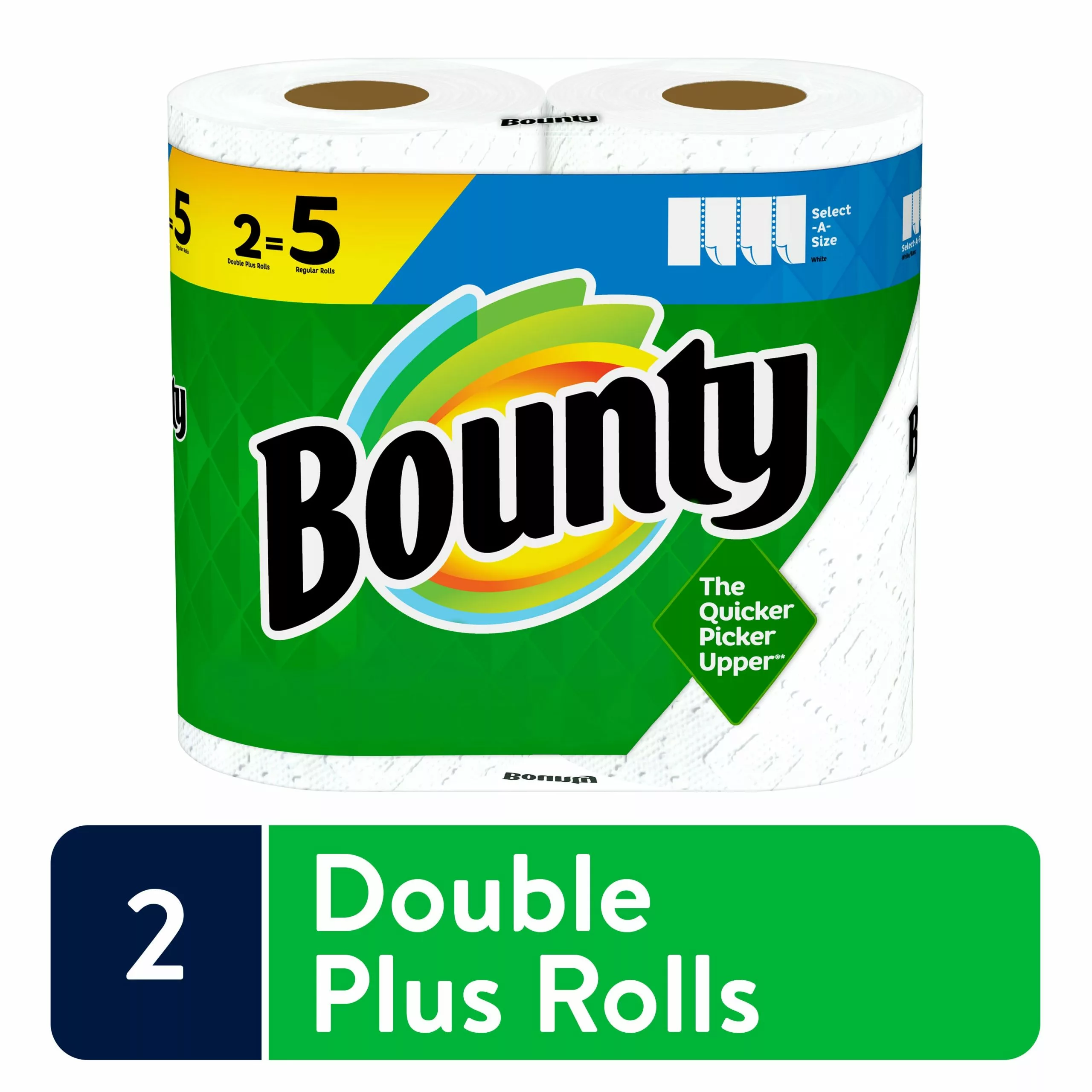 Bounty Select-a-Size Double Plus-Roll 2-Count Paper Towels 2 Bounty Select-a-Size Double Plus-Roll 2-Count Paper Towels