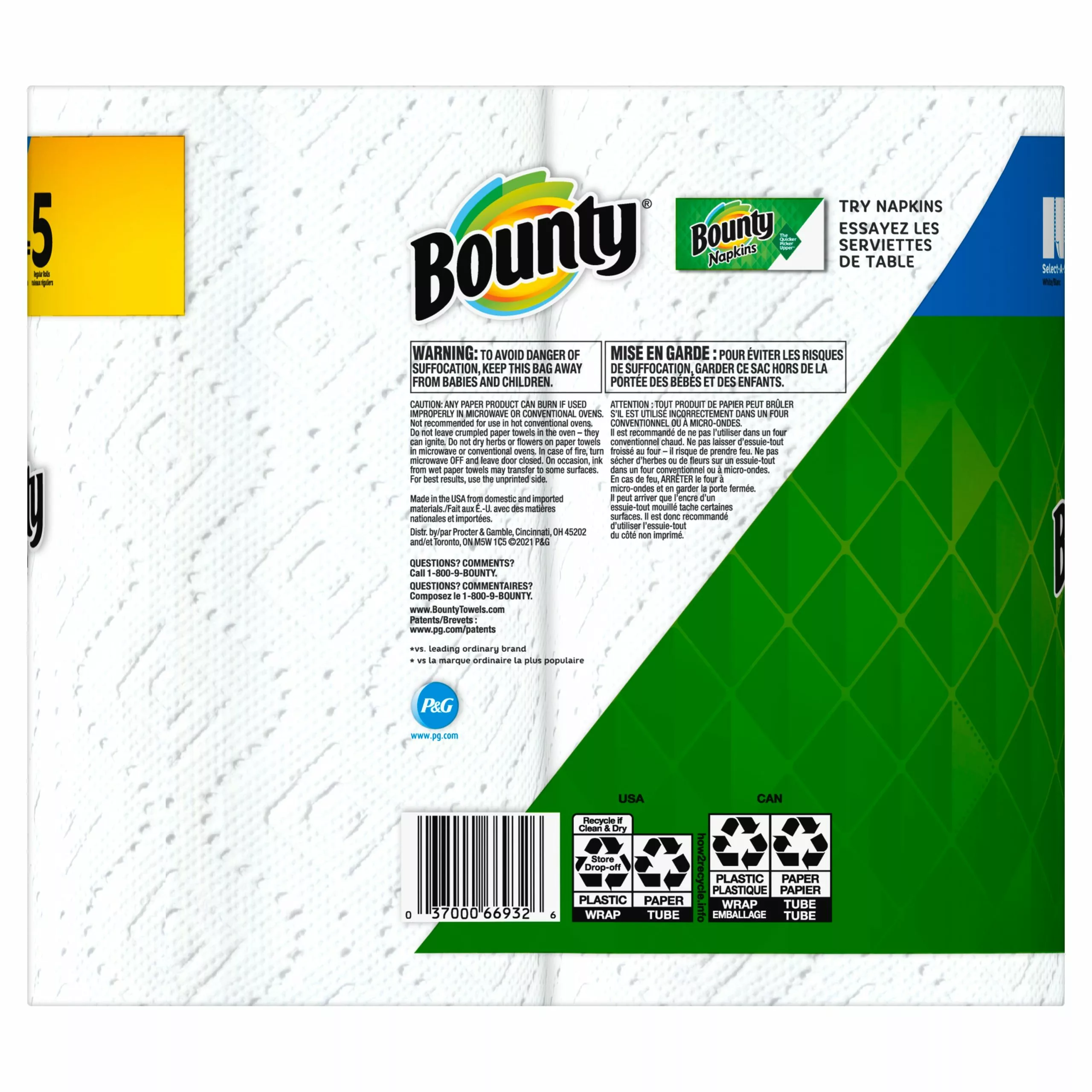 Bounty Select-a-Size Double Plus-Roll 2-Count Paper Towels 3 Bounty Select-a-Size Double Plus-Roll 2-Count Paper Towels - Image 2