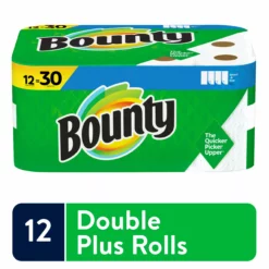 Bounty Select-a-Size Double Plus-Roll 12-Count Paper Towels