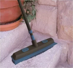 MOXIE Brooms 13-in Plastic 2-in-1 Squeegee Push Broom -Cleaning Supplies Sales Shop 43216892