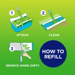 Swiffer Mop Refills & Replacement Heads Sweeper X-Large Wet Microfiber Refill (12-Pack) -Cleaning Supplies Sales Shop 43508565