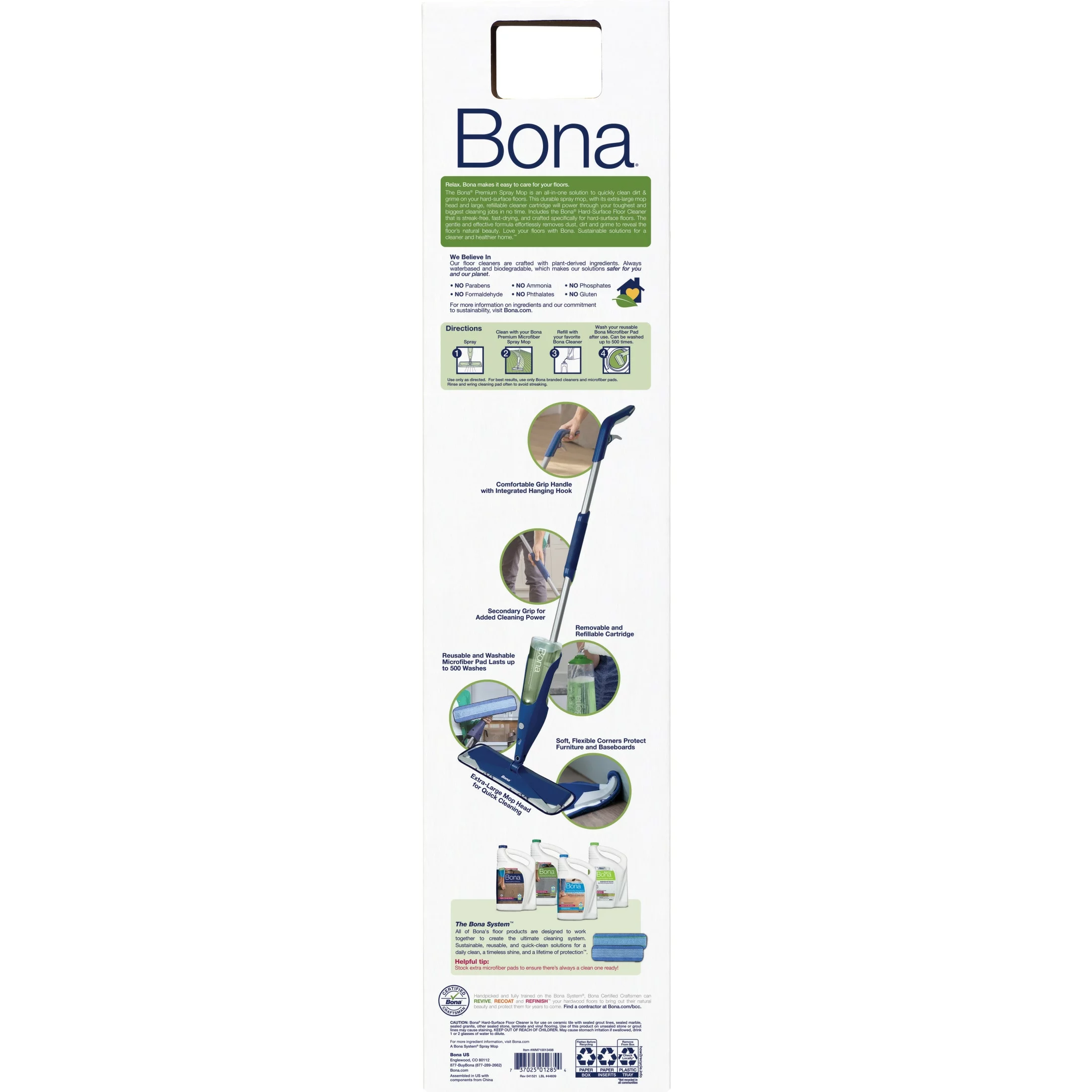 Bona Spray Mops Single Nozzle 34-fl oz Spray Mop 8 Bona Spray Mops Single Nozzle 34-fl oz Spray Mop - Image 6