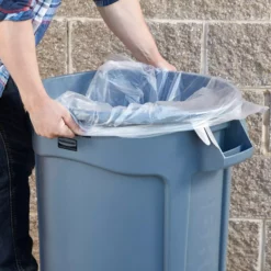 Contractor's Choice Trash Bags Contractor 40-Pack 55-Gallon Clear Outdoor Plastic Construction Trash Bag -Cleaning Supplies Sales Shop 43648237