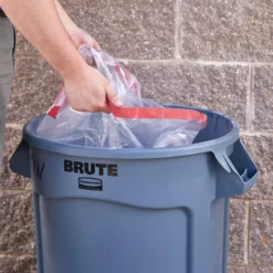 MOXIE Trash Bags 40-Pack 39-Gallon Clear Outdoor Plastic Lawn and Leaf Trash Bag -Cleaning Supplies Sales Shop 44003372