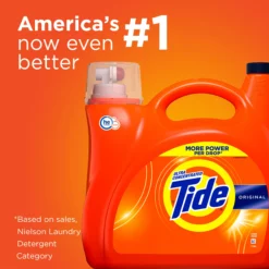 Tide 138-fl oz Original HE Laundry Detergent -Cleaning Supplies Sales Shop 44080015