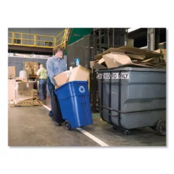 Rubbermaid Commercial Products Recycling Bins 50-Gallon Blue Commercial Outdoor Recycling Bin 13 Rubbermaid Commercial Products Recycling Bins 50-Gallon Blue Commercial Outdoor Recycling Bin -Cleaning Supplies Sales Shop 44202905