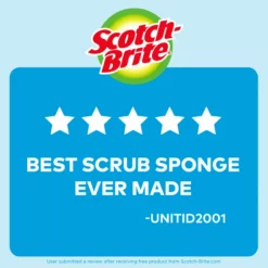 Scotch-Brite Sponges & Scouring Pads Non-Scratch 9-Pack Cellulose Sponge with Scouring Pad -Cleaning Supplies Sales Shop 44256031 scaled