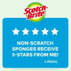 Scotch-Brite Sponges & Scouring Pads Non-Scratch 9-Pack Cellulose Sponge with Scouring Pad -Cleaning Supplies Sales Shop 44256034 scaled