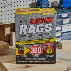 Intex Cleaning Cloths Roll Towels 300-Pack Natural Fiber Blend Cloth -Cleaning Supplies Sales Shop 44314123