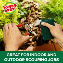 Scotch-Brite Sponges & Scouring Pads Heavy Duty 6-Pack Poly Fiber Scouring Pad -Cleaning Supplies Sales Shop 44865146 scaled