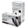 AMMEX Cleaning Gloves AMMEX Black Nitrile Gloves, Box of 100, 4 mil, Size Large, Latex Free, Powder Free, Textured, Disposable, Non-Sterile (1)