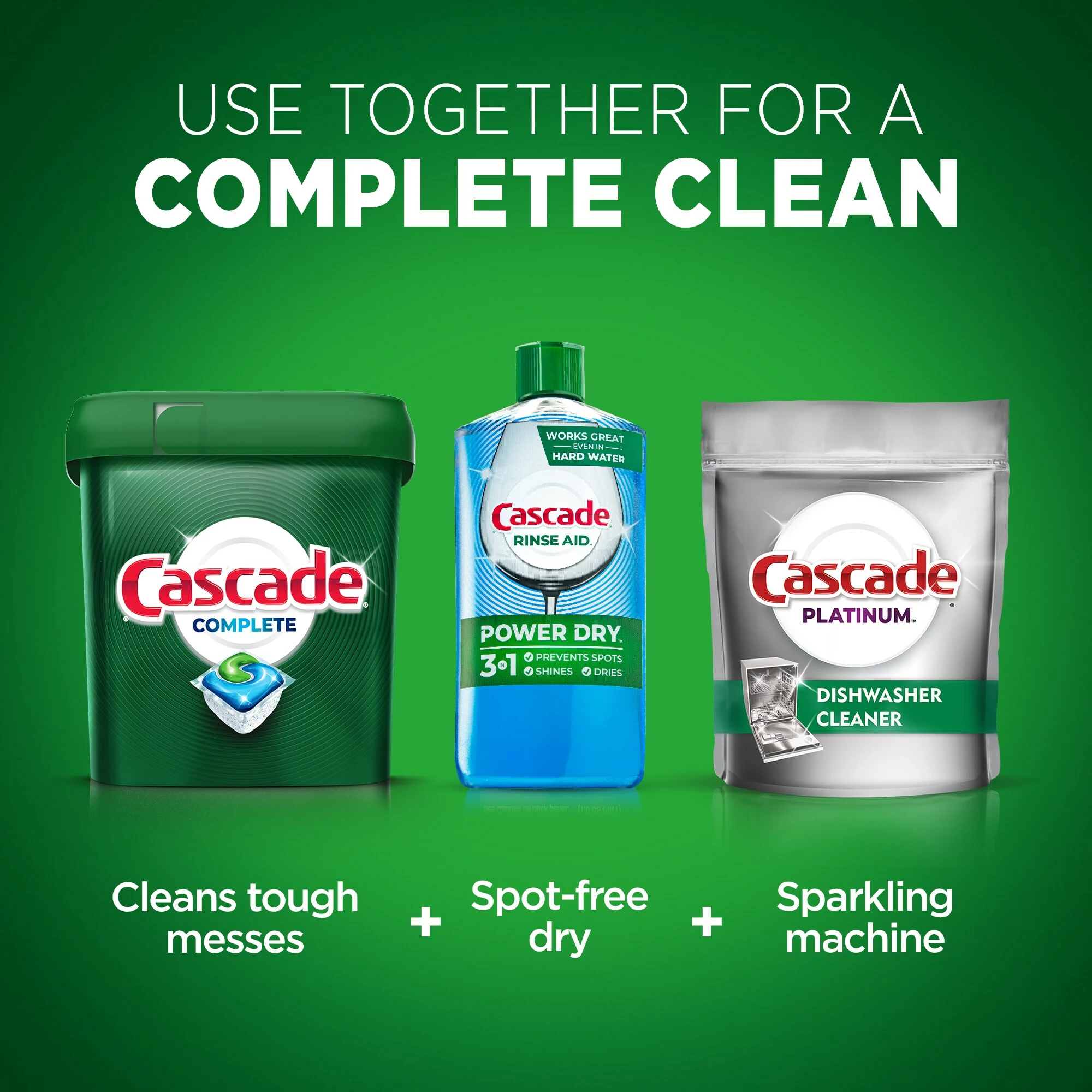 Cascade Complete gel 75-oz Fresh Dishwasher Detergent 9 Cascade Complete gel 75-oz Fresh Dishwasher Detergent - Image 7