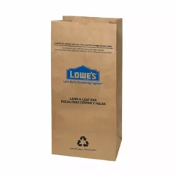 Lowe's 5 Count Pack of 30 Gallon Paper Leaf Trash Bags