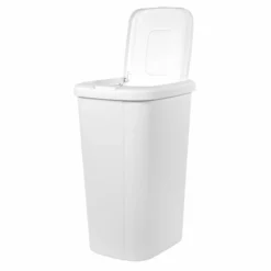 Hefty Trash Cans 13-Gallon White Plastic Trash Can with Lid 11 Hefty Trash Cans 13-Gallon White Plastic Trash Can with Lid -Cleaning Supplies Sales Shop 46538243 scaled